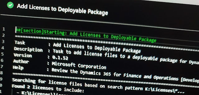 Add Licenses to Deployable Package Task