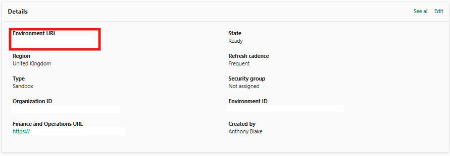 Connect to Dataverse environment