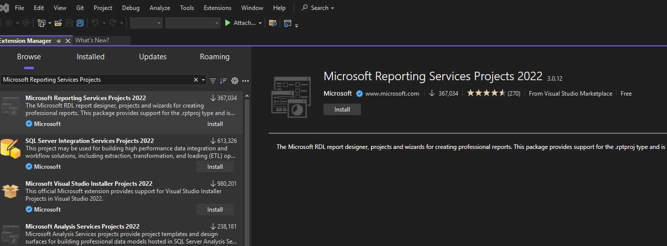 Reporting Services