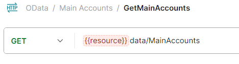 Main Accounts